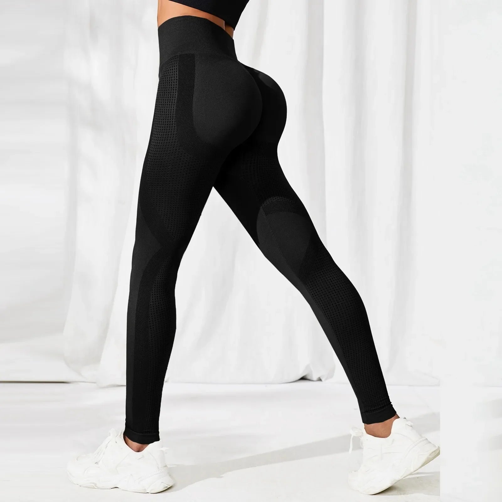 Sculpt High-Waist Yoga Leggings – Comfort & Performance